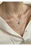 Bold silver heart combo necklace - 3
