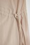 Regular Fit Crew Neck Basic Plain Poplin Long Sleeve Maxi Dress A9409Ax24Sp - 5