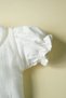 Baby Girl And Child Short Sleeve Ruffle Muslin Shirt - 2