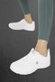 Black-White Women's/Men's Unisex Daily Comfort Sneakers - 3