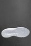 Black-White Women's/Men's Unisex Daily Comfort Sneakers - 6