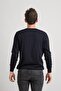 ZERO COLLAR COTTON SLIMFIT BASIC MEN'S KNITWEAR SWEATER - 3