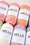مجموعة Hello Cotton Thread 25 جرام من سلسلة باستيل مكونة من 10 قطع، حبل Amigurumi Punch
