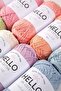 مجموعة Hello Cotton Thread 25 جرام من سلسلة باستيل مكونة من 10 قطع، حبل Amigurumi Punch - 4