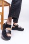Olnesari Women's Sandals0012804 Black Skin - 3
