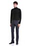 Navy Blue Regular Fit Straight 5 Pocket Cotton Jeans - 2