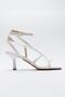 MIAS White Women's Heeled Sandals - 7