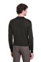 Khaki Regular Fit Plain Polo Collar Knitwear Sweater - 6