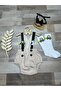 Business machine concept baby boy birthday salopet bow tie socks set - 4