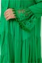 WOMEN'S LACE DETAIL LONG DRESS - 3