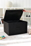 Black Covered In-Cabinet Laundry Toy Organizer Folding Storage Box Storage Bag 48x40x30 - 2