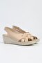 ®| PC-5125-3013 Cream-Women's Heeled Shoes - 2