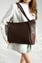 NOU DOUBLE HANDLE SANDING MODEL VINTAGE SHOPPER HAND AND SHOULDER BAG - 2