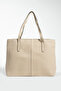 Women's Lacoste Leather 2-Handle Zippered Large Size School Bag, Shoulder Bag, Handbag, Laptop Bag - 2