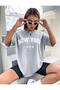 Women's USA New York Printed Oversize T-shirt