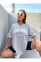 Women's USA New York Printed Oversize T-shirt - 3