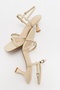 NEBEL Ecru Skin Women's Heeled Sandals - 4