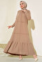 Women's Wide Dress with Front Trim