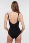 Women's Black Basic Mesh Swimsuit - 2