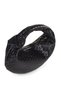 Women's Black Mini Knot Detailed Braided Handbag - 3