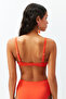 Kırmızı Aksesuarlı Bralette Kaplı Bikini Üstü TBESS21BU0166 - 6