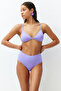 Lila Hipster Yüksek Bel Bikini Altı TBESS21BA0057 - 2