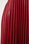 Women's Red Shiny Surface Pleated Knitted Skirt LJ00002 - 5