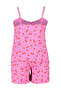 Çok Renkli  Kiraz Desenli Örme Pijama Takımı TBBSS24AI00036 - 8
