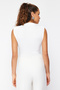 Bridal Beyaz Vücuda Oturan Çıtçıtlı Örme Body TPRSS24BD00012 - 6
