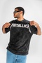 Tour1985-Metallica Printed Oversize Washed Unisex Tshirt - 3
