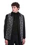 Gray Patterned Scarf - 7