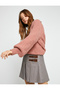 Buttoned Oversize Knitted Cardigan