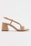Daisy Dark Beige Skin Women's High Heels Shoes - 7