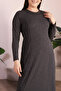 Women's Plus Size Daffodil Jacquard Hijab Mother Dress - 7