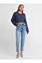 Leo 90's Dora Mom Fit Snow Wash Women Jeans Jean - 2