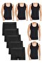Men's 10 Piece Athlete and Boxer Set Economic Package Athlete and Boxer Set 5 Athlete 5 Boxers - 7