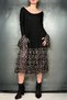 LACE SLEEVE AND SKIRT DETAILED KNITWEAR DRESS - 2