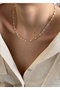 Cube crystal female design necklace