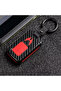 Honda Civic-Accord-Crv City Carbon Red - Black Key Case with Start Stop Model (3 KEYS)