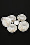 Coffee Cup Set for 6 Persons Handmade Turkish Coffee Cup Lux Ceramic 90 ml - 3