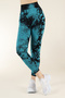 Seamless Push-up Recovery Tie-Dye Pattern Sports Leggings - 6
