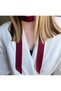 Rosa bow tie choker burgundy