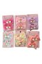 New Season High Quality Rainbow Themed Floral Bow Pattern 2Pcs Tulle Rubber Buckle Set - 4