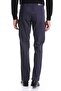 Navy Blue Regular Fit Straight 5 Pocket Cotton Jeans - 5
