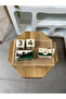 3D Baby Wooden Souvenir Cube Memory Cube + Wooden Camera Set/Turkish