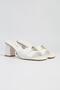 ®| PC-53123- 3829 White-Women's Thick Heeled Slippers - 2