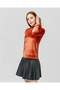 Supply Half Turtleneck Women's Velvet Blouse - 3