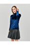 Replenishment Half-Necked Women's Velvet Blouse - 3
