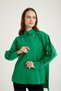 Basic Poplin Yeşil Gömlek - 2