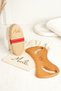 100% Natural Horsehair Brush and Wooden Cellulite Massage Tool 2-Piece Care Set - 2